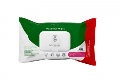 Velox® Duo Wipes Tea Tonic flow pack
