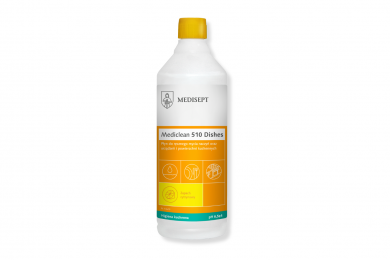 Mediclean 510 Dishes vůně citronu 1000 ml - HRANIČNÍ EXPIRACE