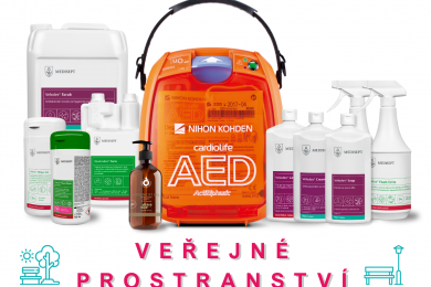 Defibrilátor AED-3100 + dezinfekce VEŘEJNÁ PROSTRANSTVÍ